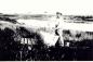 Joe Bodnaryk, 1936, doing laundry at the Brick Plant Dam