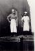 Two Bunkhouse Cooks in the front of the Bunkhouse