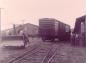 CN Box Car sitting on two different sets of tracks, someone pulled the switch too soon! 1970's
