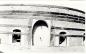 Kiln prior to conversion to natural gas in 1960 with Parobolic arch entrance bricked in for firing