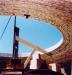 Kiln dome reconstruction in 1980