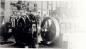 Benz engine and electrical generator in the Machine Shop, 1940's