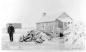 Nick Petro and his house (shack).