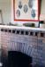 One of twoTeePee Moka brick fireplaces in the Office building at the Plant. 