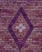 Pattern on TeePee Moka brick Bellamy Block in Moose Jaw, Saskatchewan