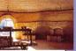 Interior of a Kiln and a Brick Cart.