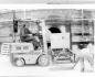 Eric Neiswandt operating the Forklift