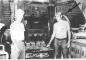 L to R: John Russell and Neil Miller working at the AB Brick Press