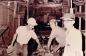Employees working at the AB Brick Press in the 1960's