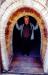 Ken Oakley in Kiln doorway, 2000