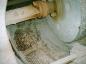 Cast Iron Screens under the Maulers allowed finely ground Clay to fall through.