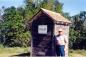 An outhouse at the Claybank Brick Plant.