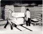 Everett Lee (Setter) loading green brick into a Kiln.