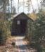 This is a replica of a trapper's cabin, located at the Ear Falls Museum.