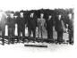 Group photo of the Halifax and District Baseball League umpire staff for 1950