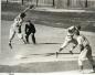 Halifax Cardinals' Billy Carter leaps to grab an errant throw