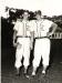 Don Swanson and Tom Gastall of the Liverpool Larrupers pose before a game.