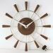 Brown version electric wall clock, Snider Clock Mfg Co.