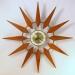 Another "neck tie" starburst electric wall clock, Snider Clock Mfg Co.