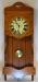 Battery-operated pendulum wall clock, Snider Clock Mfg Co.