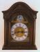 Molded polymer foam mantel clock, electric, Michael Snider, Snider Clock Mfg Co.