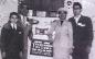 The Snider family promoting their clocks at the 1956 Toronto Gift Show.