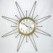 An early starburst electric wall clock, Bellevue model, Westclox Canada