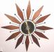 Athenian model starburst No Cord wall clock, Westclox Canada