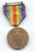 Reverse side of Victory Medal that belongs to Elizabeth (Bess) R. C. Green.