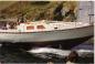 Launching the Sea Clipper at Henry Vokey's shipyard in Trinity, Newfoundland.