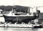 A stern trawler being repaired at Marystown Shipyard.