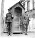 WW I Military Guards at sentry post adjacent to Cable Station.