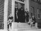 Western Union Cable Staff on front steps of Cable Station.