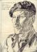 Pencil Sketch of Lieutenant Ronald Edwin Buxton, Royal Tank Regiment