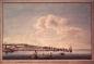 Southeast View of Cataraqui (Kingston), 1783, by James Peachey