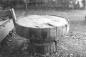 A round wooden structure at Brent's grist mill