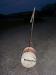 Keg used for marking trawl lines with high flyer attached