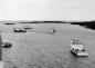 Moored fishing boats at Brier Island c. 1960 