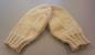 Single knit fishermen's mittens, used by the fishermen in the winter while working.