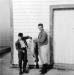 Anthony Outhouse ,right, and Terry Booth on Tiverton wharf  with their catch. 