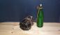 Floats used with lobster traps. The corked bottle has sometimes been termed a 'poor man's float'.