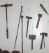 Various tools used working with wood 