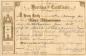 marriage certificate