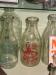 These milk bottles are on display at the North Huron Museum in Wingham, Ontario.