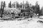 Building of the boiler house at camp #1.