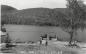 Two Hydro barges on the Ontario side below the dam