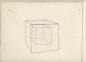 Study of perspective by Laing, drawn at the Pratt Institute.