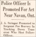 Police officer is promoted for act near Navan, Ontario
