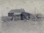 Tar-paper shack.  The first house built in the area.