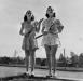 Two women with tennis rackets, Grand Falls